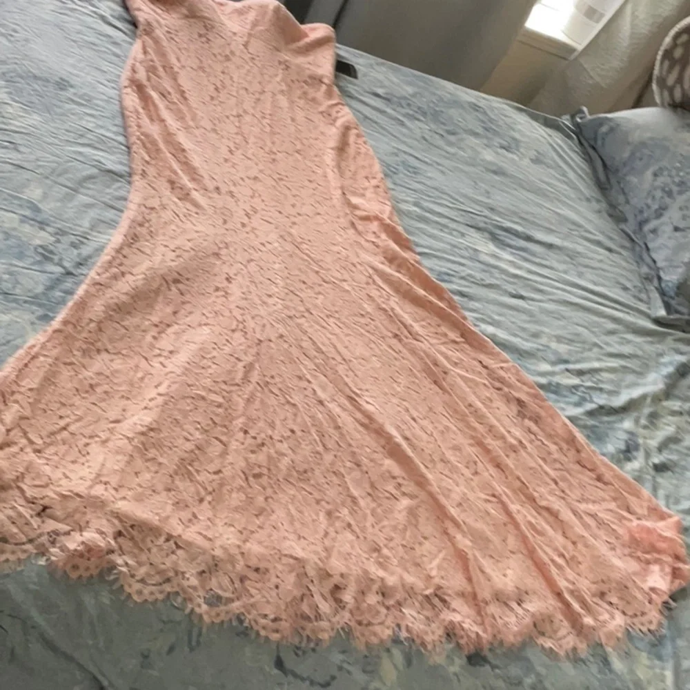 RENE BY RENE RUIZ
Strapless Lace Gown With Sequin Underlay - Picture 5 of 13